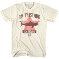 Thumbnail for JAWS-JAWSTAR-NATURAL ADULT S/S TSHIRT