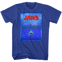 Thumbnail for JAWS-8BIT TERROR-ROYAL ADULT S/S TSHIRT