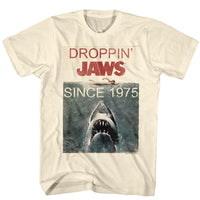 Thumbnail for JAWS-DROPPIN-NATURAL ADULT S/S TSHIRT