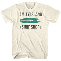 Thumbnail for JAWS-SURF SHOP-NATURAL ADULT S/S TSHIRT
