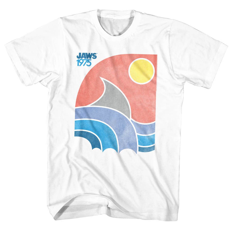 JAWS-COLOR-WHITE ADULT S/S TSHIRT