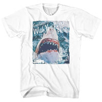 Thumbnail for JAWS-GREETINGS-WHITE ADULT S/S TSHIRT