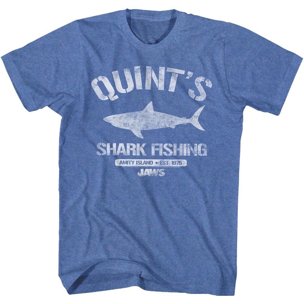 JAWS-QUINTS-ROYAL HEATHER ADULT S/S TSHIRT