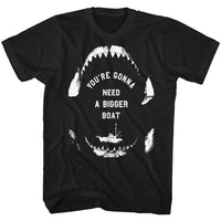 Thumbnail for JAWS-SAILING WISDOM-BLACK ADULT S/S TSHIRT