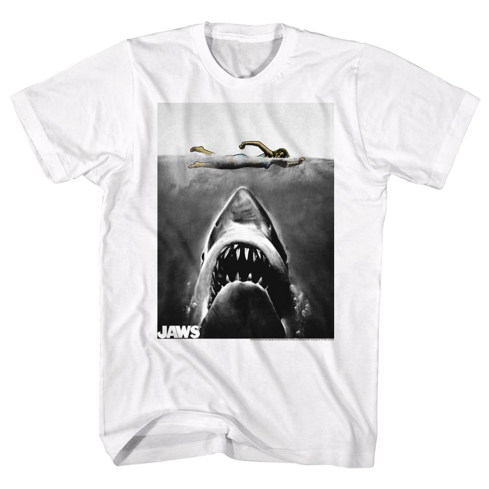 JAWS-MARCO POLO-WHITE ADULT S/S TSHIRT