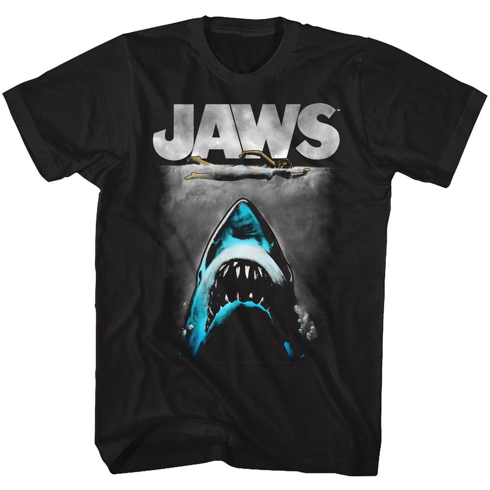 JAWS-LICHTENSTEIN-BLACK ADULT S/S TSHIRT