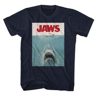 Thumbnail for JAWS-JAWS POSTER-NAVY ADULT S/S TSHIRT