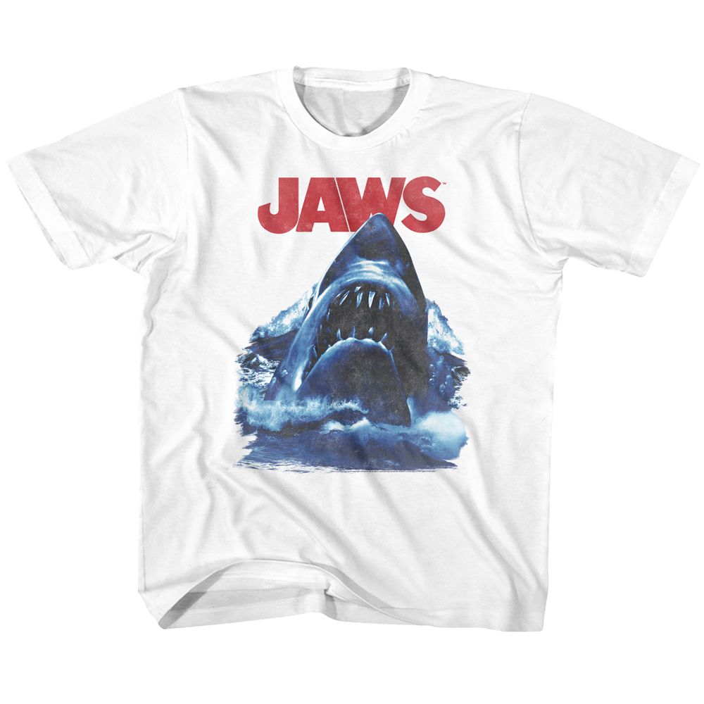 JAWS-BAD WAVES-WHITE TODDLER S/S TSHIRT