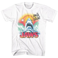 Thumbnail for JAWS-BEACHY AIRBUSH-WHITE ADULT S/S TSHIRT