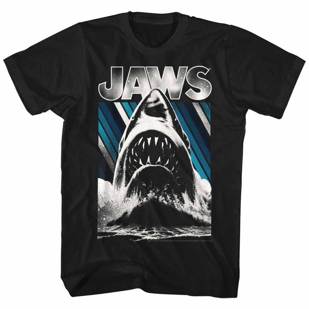 JAWS-JAWS-BLACK ADULT S/S TSHIRT