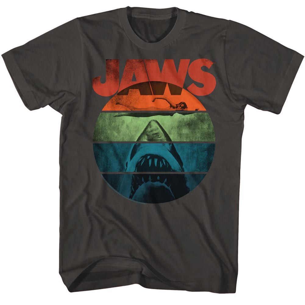 JAWS-TEXT ARCH-SMOKE ADULT S/S TSHIRT