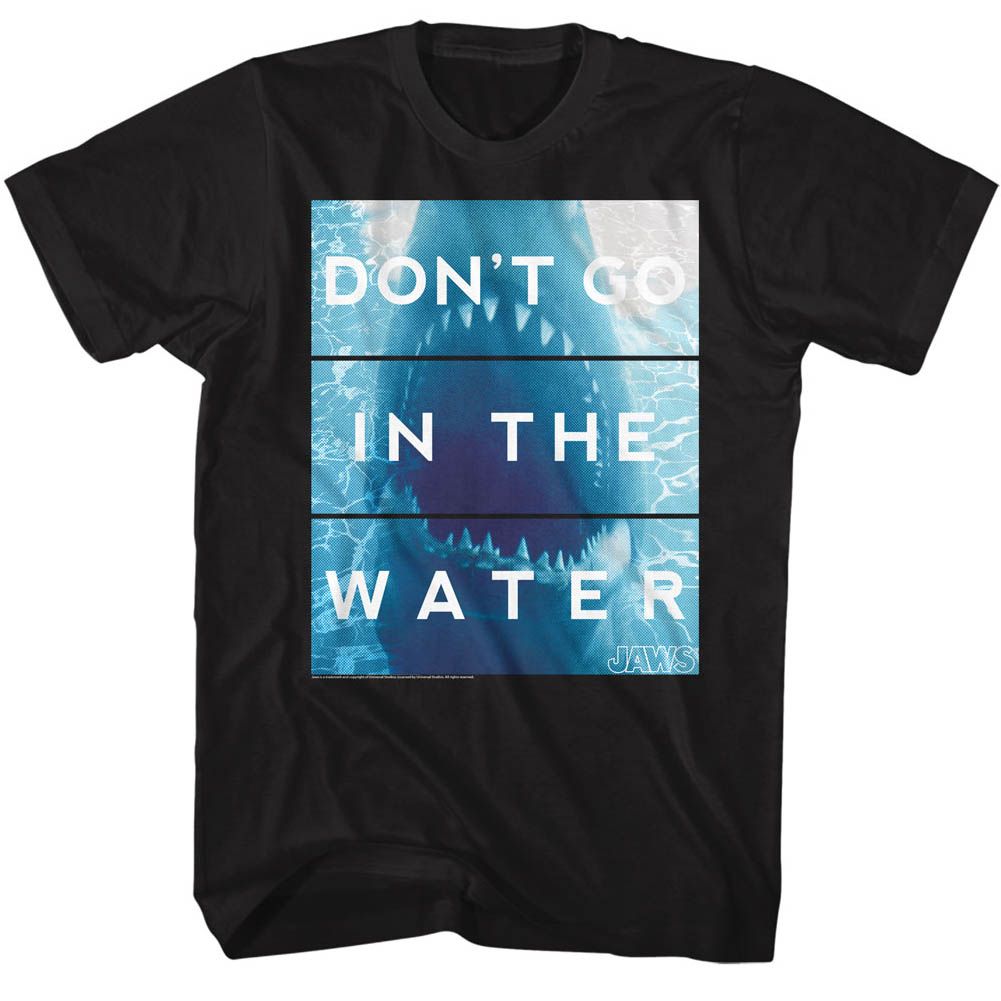 JAWS-DONT GO-BLACK ADULT S/S TSHIRT