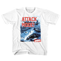 Thumbnail for JAWS-ATTACK MODE-WHITE TODDLER S/S TSHIRT