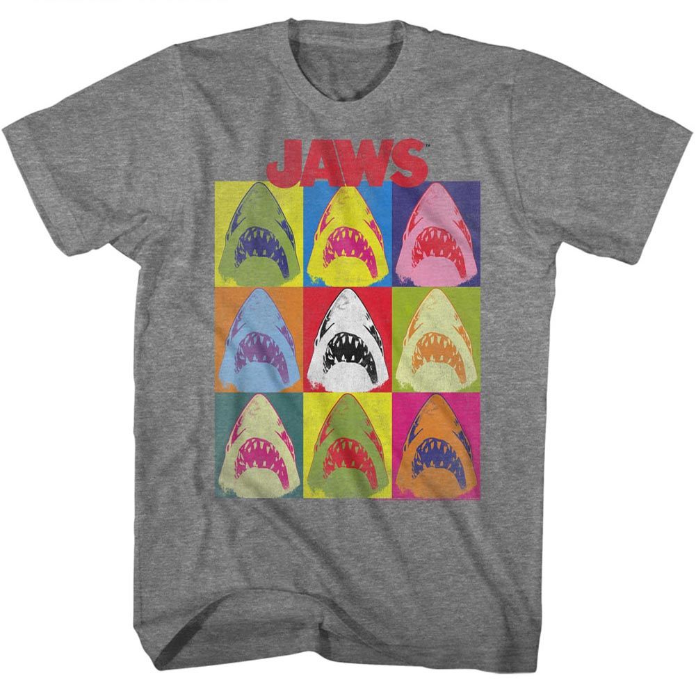 JAWS-JAWHOL-GRAPHITE HEATHER ADULT S/S TSHIRT