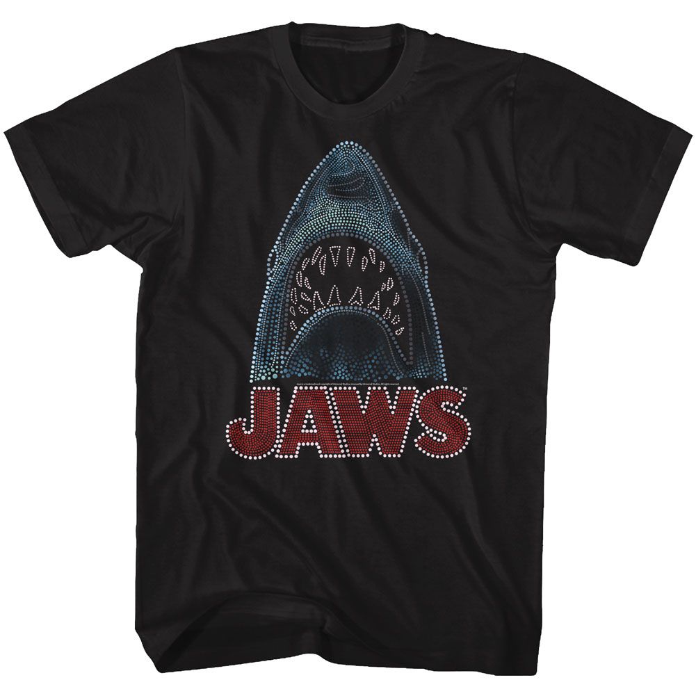 JAWS-BE-DAZZLED-BLACK ADULT S/S TSHIRT