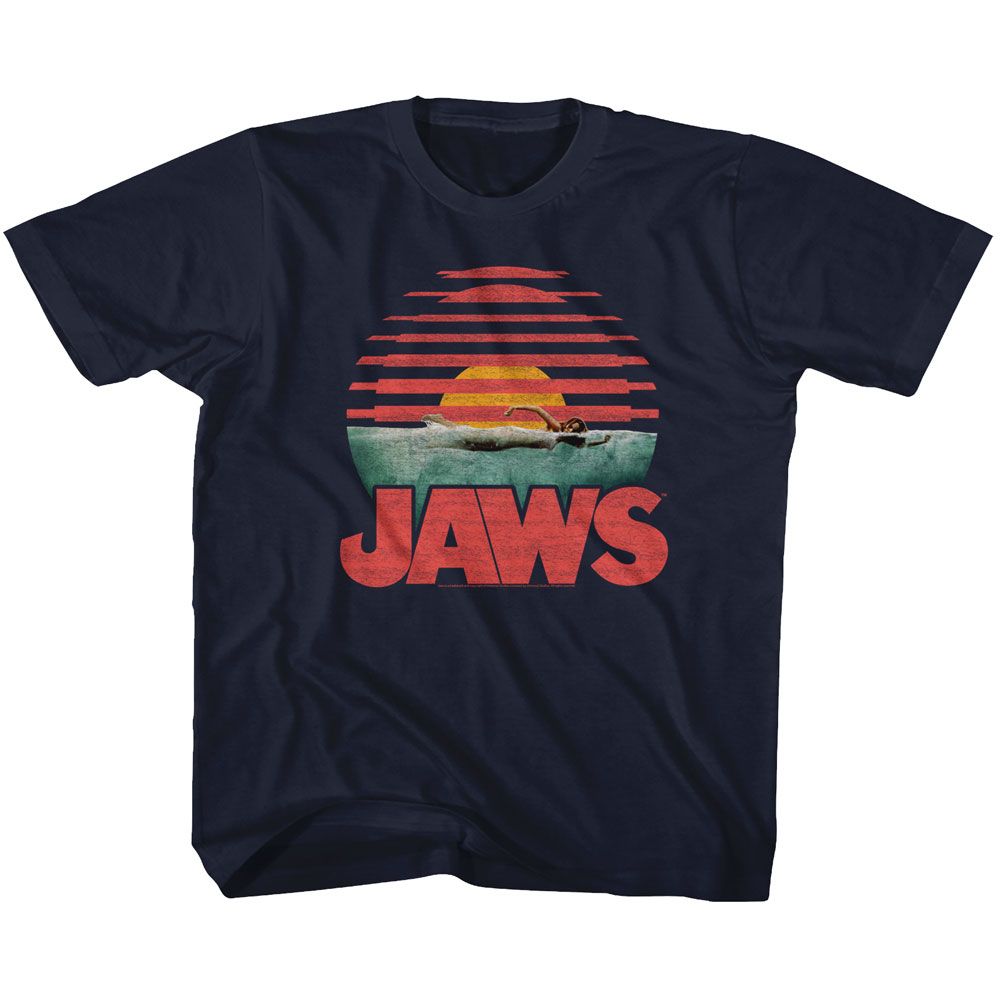 JAWS-SLICED-NAVY TODDLER S/S TSHIRT