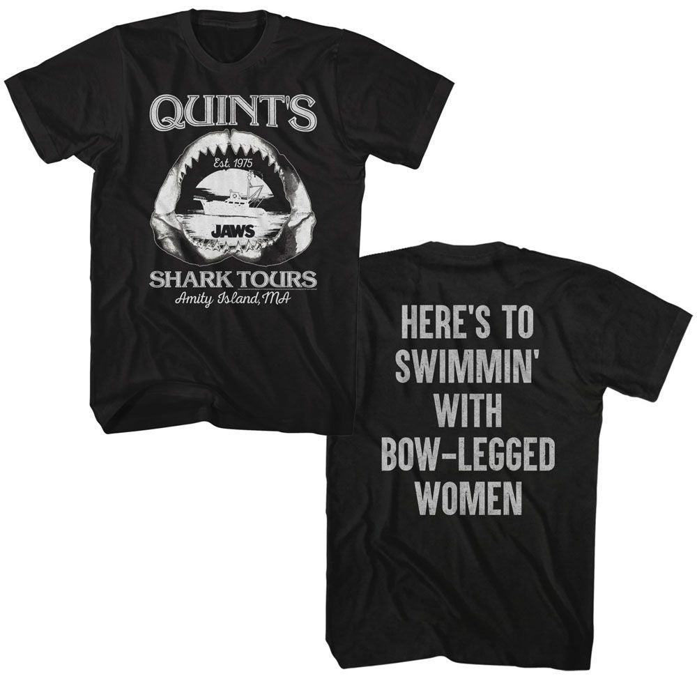 JAWS-QUINTS QUOTE-BLACK ADULT S/S TSHIRT