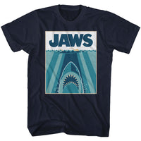 Thumbnail for JAWS-JAW5441-NAVY ADULT S/S TSHIRT