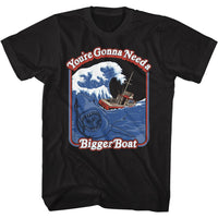 Thumbnail for JAWS-STORYBOOK BIGGER BOAT-BLACK ADULT S/S TSHIRT
