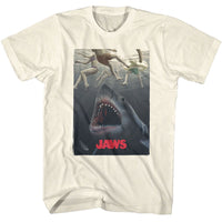 Thumbnail for JAWS-JAWS NOM NOM LEGS-NATURAL ADULT S/S TSHIRT