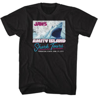 Thumbnail for JAWS-SHARK TOURS-BLACK ADULT S/S TSHIRT