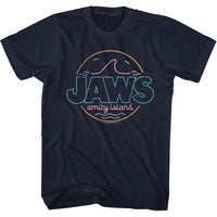 Thumbnail for JAWS-JAWSLINE-NAVY ADULT S/S TSHIRT