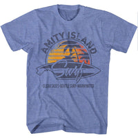 Thumbnail for JAWS-JAWS AMITY ISLAND SURF-LIGHT BLUE ADULT S/S TSHIRT