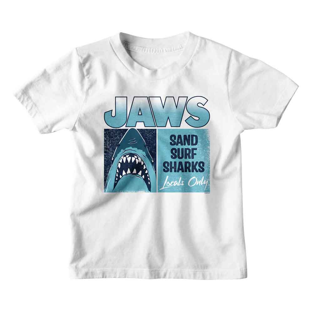 JAWS-JAWS LOCALS ONLY-WHITE YOUTH S/S TSHIRT
