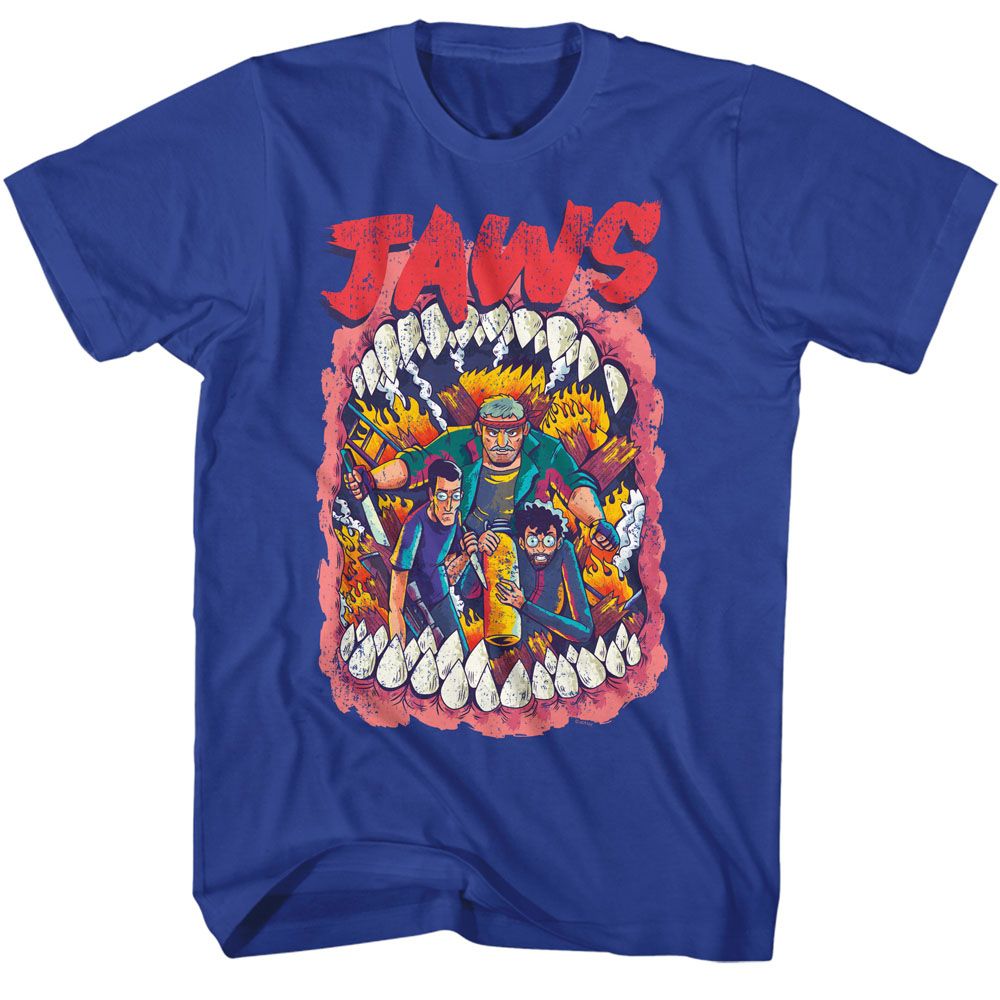 JAWS-JAWS BIG MOUTH-ROYAL ADULT S/S TSHIRT