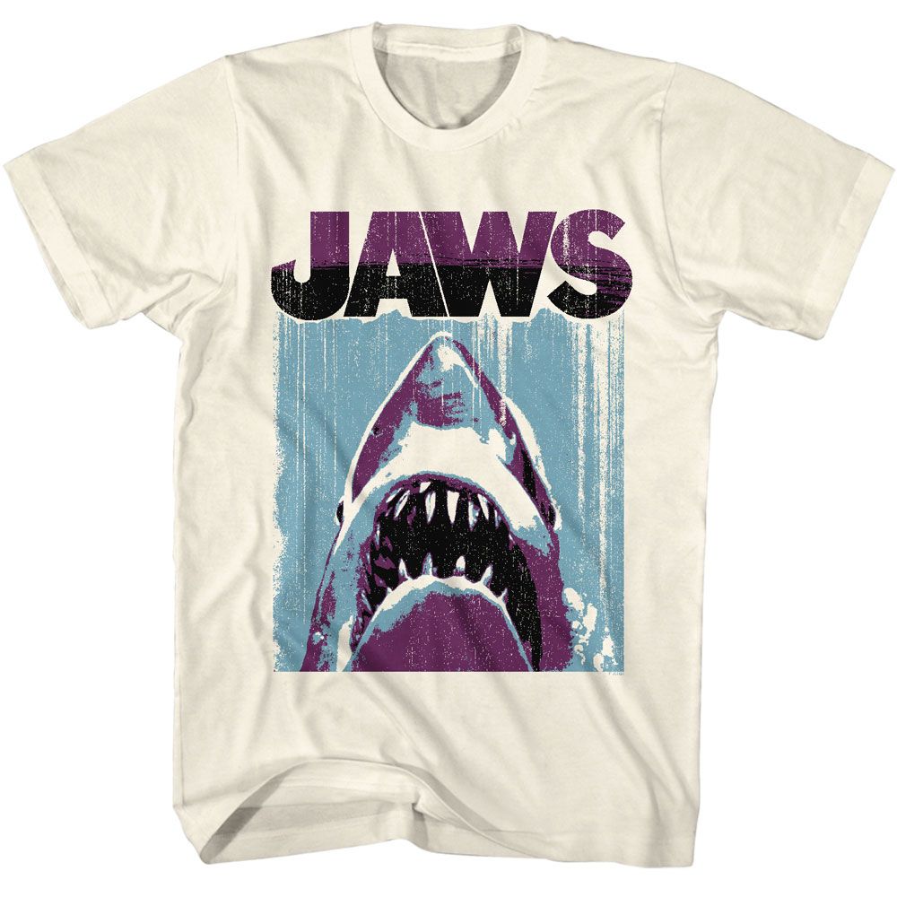 JAWS-JAWS DAY UNDER NIGHT OVER-NATURAL ADULT S/S TSHIRT
