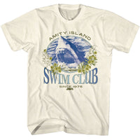 Thumbnail for JAWS-JAWS SWIM CLUB SINCE 1975-NATURAL ADULT S/S TSHIRT