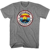 Thumbnail for JAWS-JAWS REGATTA BOAT TOURS-GRAPHITE HEATHER ADULT S/S TSHIRT