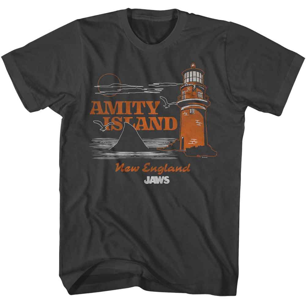 JAWS-JAWS AMITY ISLAND TOURIST-SMOKE ADULT S/S TSHIRT