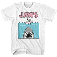 Thumbnail for JAWS-JAWS KAWAII JAWS SWIM-WHITE ADULT S/S TSHIRT