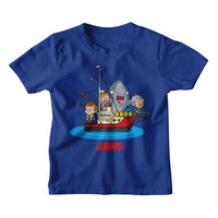 Thumbnail for JAWS-JAWS KAWAII JAWS BOAT-ROYAL YOUTH S/S TSHIRT