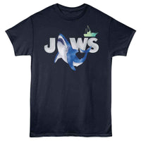 Thumbnail for Jaws - Watercolor T-Shirt