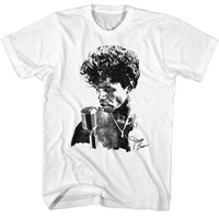Thumbnail for JAMES BROWN-JAMES BROWN JB MICROPHONE-WHITE ADULT S/S TSHIRT