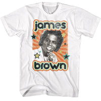 Thumbnail for JAMES BROWN-JAMES BROWN STARS-WHITE ADULT S/S TSHIRT