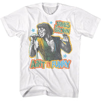 Thumbnail for JAMES BROWN-JAMES BROWN FUNKY-WHITE ADULT S/S TSHIRT