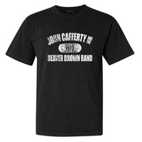 Thumbnail for John Cafferty Distressed White Logo T-Shirt