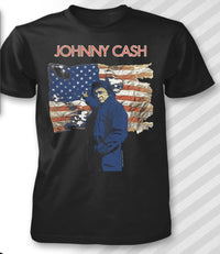 Thumbnail for JOHNNY CASH FLAG TEE