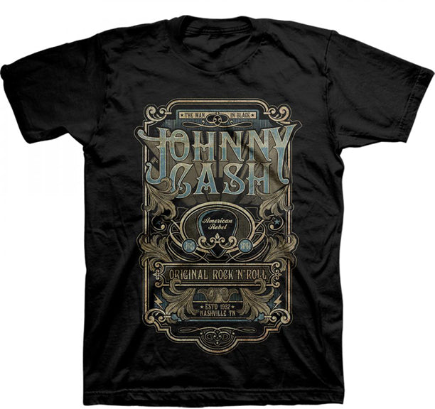 JOHNNY CASH MENS T-SHIRT