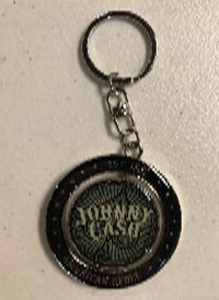 Thumbnail for Johnny Cash Ace of Spades Keychain