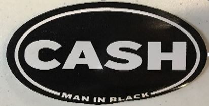 Johnny Cash Man in Black Sticker
