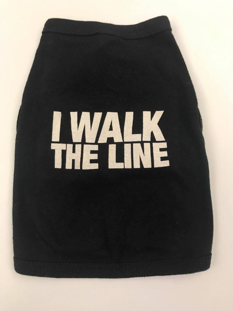 Johnny Cash I Walk the Line Dog Shirt