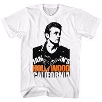 Thumbnail for JAMES DEAN-BLOCKED-WHITE ADULT S/S TSHIRT