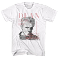 Thumbnail for JAMES DEAN-FADED DEAN-WHITE ADULT S/S TSHIRT