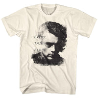 Thumbnail for JAMES DEAN-EVERYTHING FADES-NATURAL ADULT S/S TSHIRT