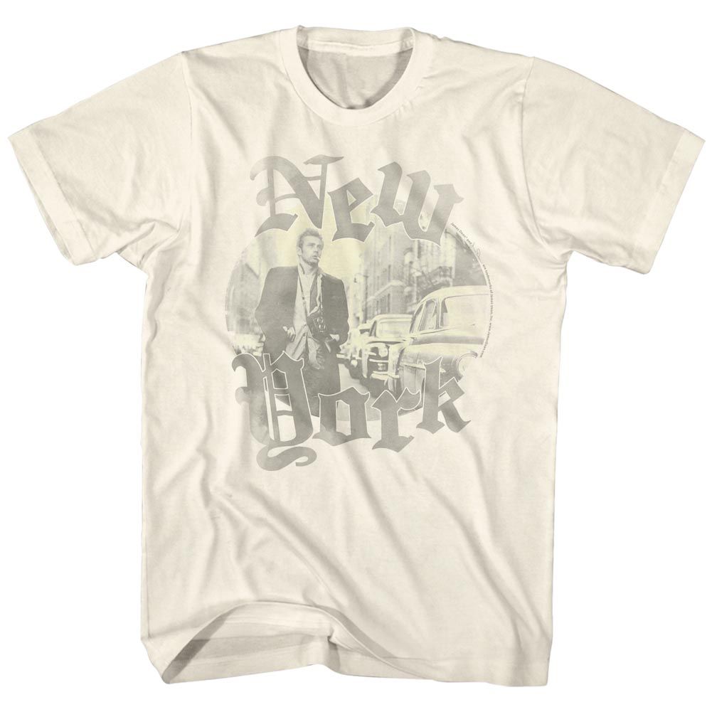 JAMES DEAN-FADED-NATURAL ADULT S/S TSHIRT