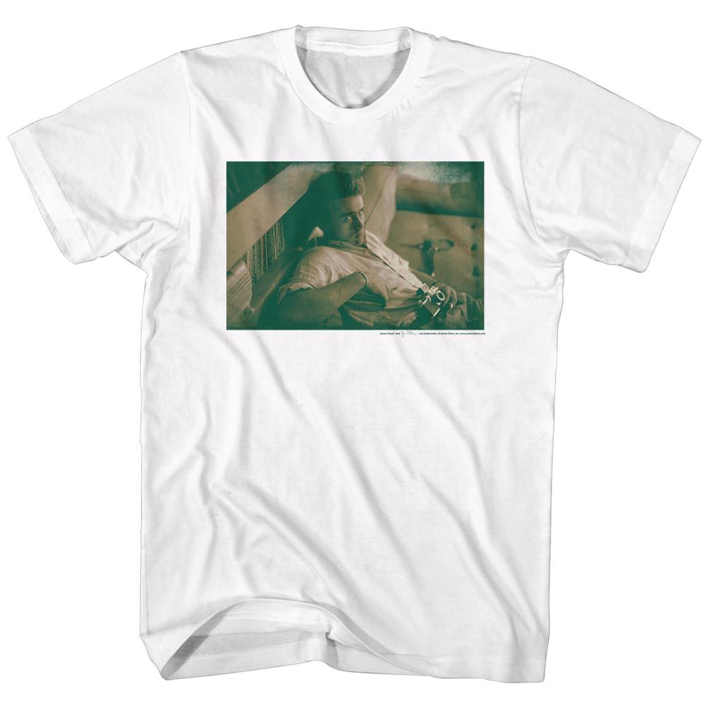 JAMES DEAN-HI-WHITE ADULT S/S TSHIRT